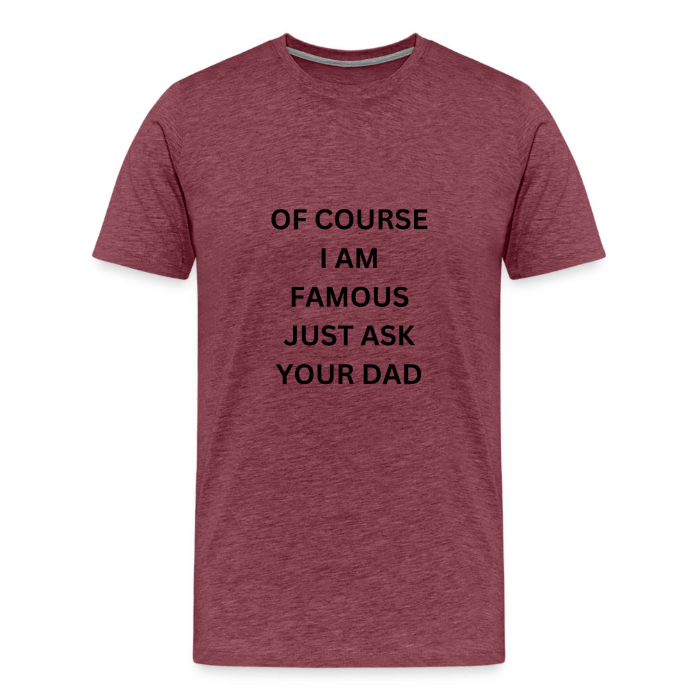 Men's Premium T-Shirt - heather burgundy