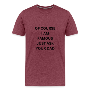 Men's Premium T-Shirt - heather burgundy